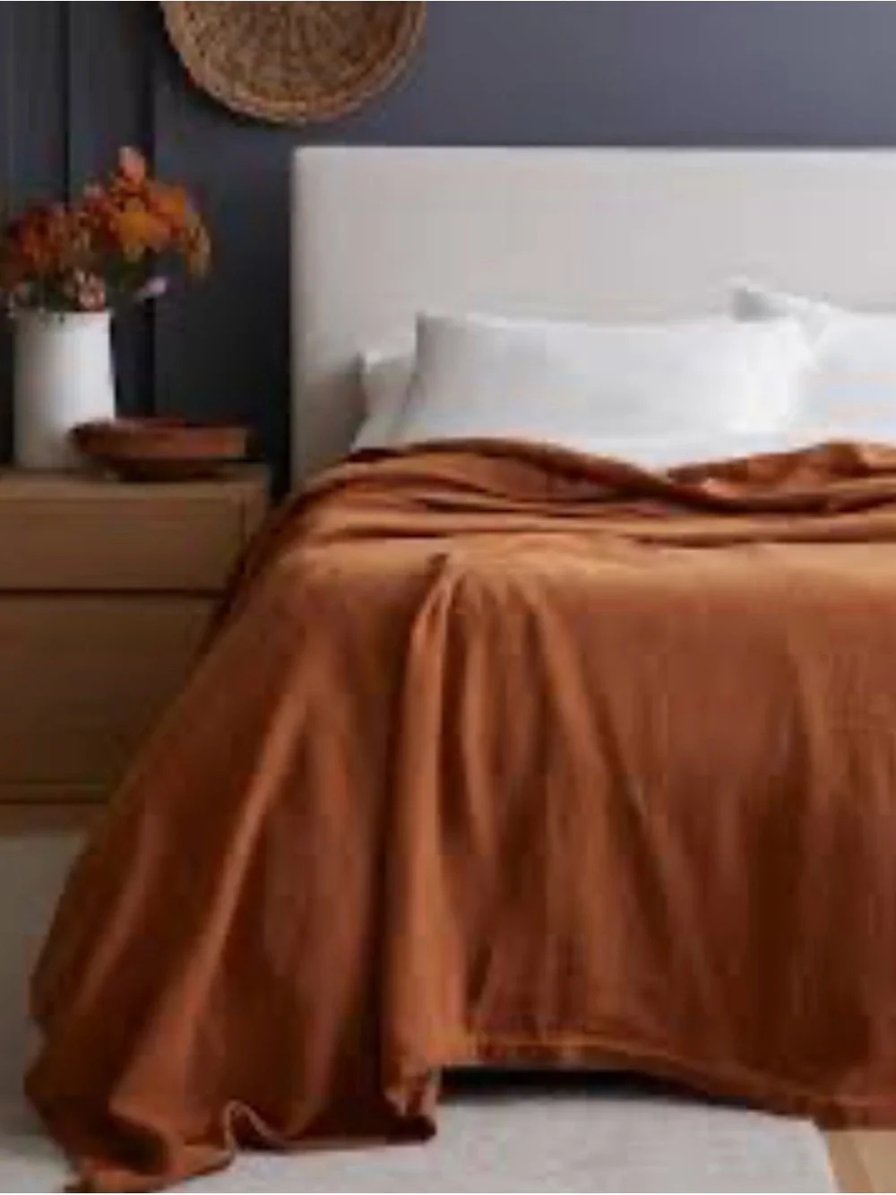 Quince NWOT Vintage Wash Terracotta Bedcover in King